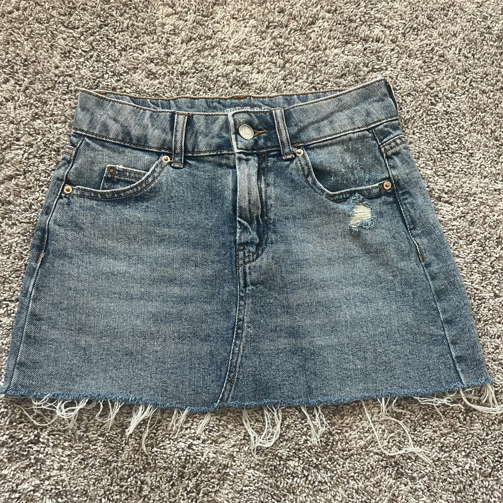 Denim Mini Skirt